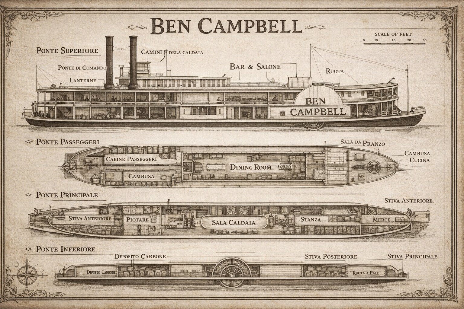 Progetto costruttivo della Ben Campbell