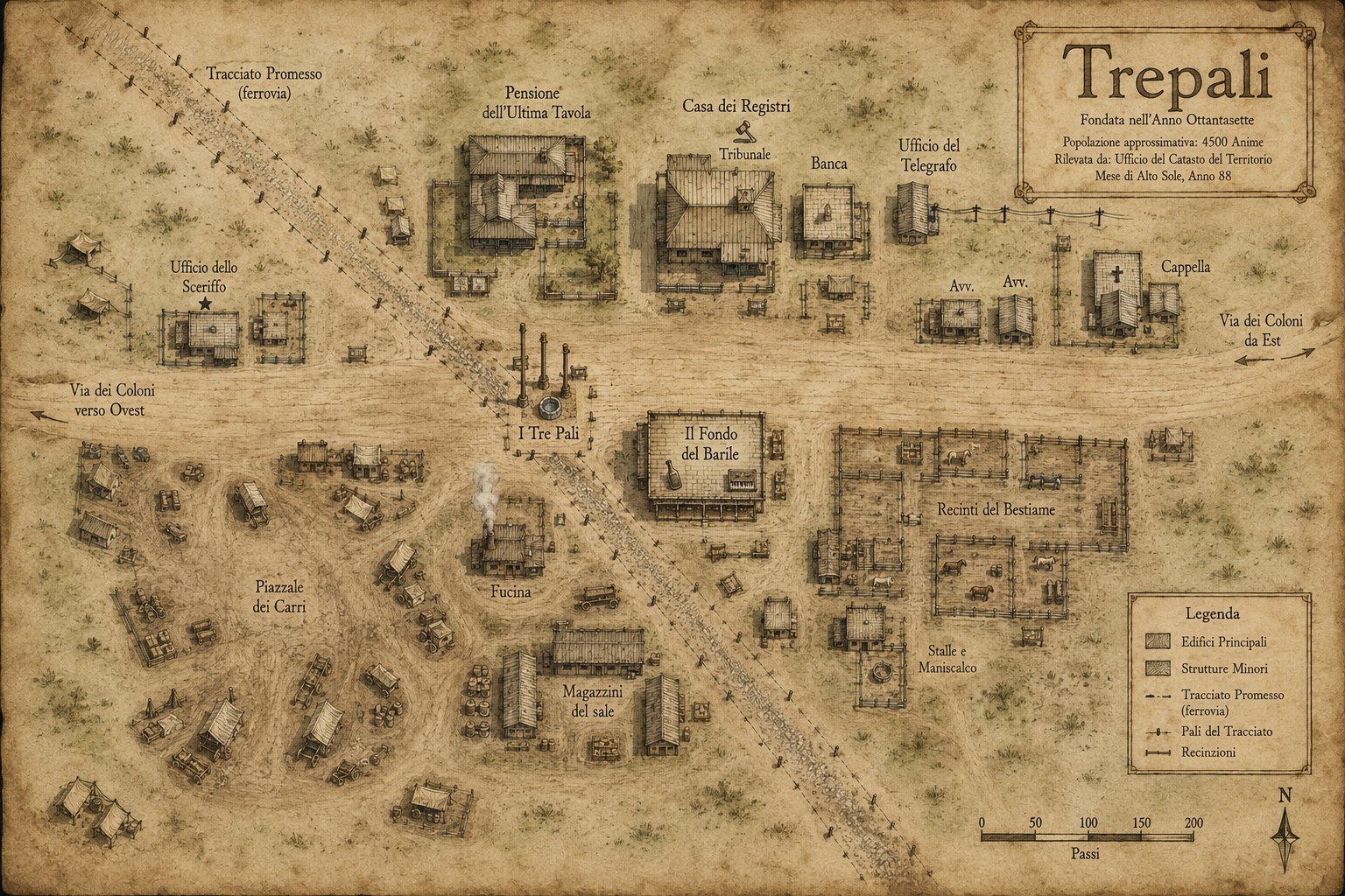 Mappa di Trepali